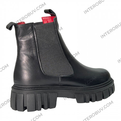 Ботинки Женские кожаные челси LONYS 04 2 кожа байка