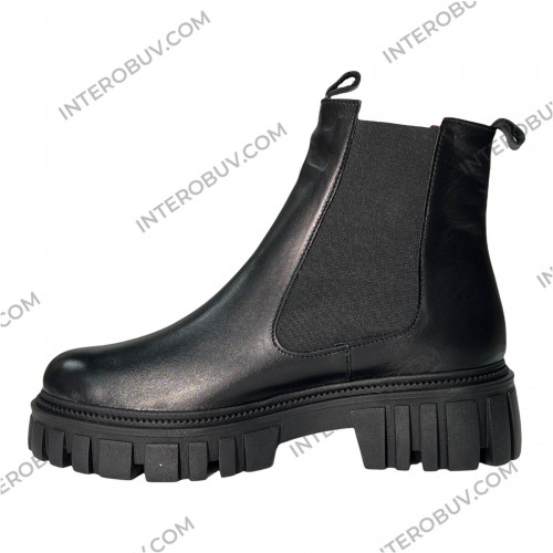 Ботинки Женские кожаные челси LONYS 04 2 кожа байка