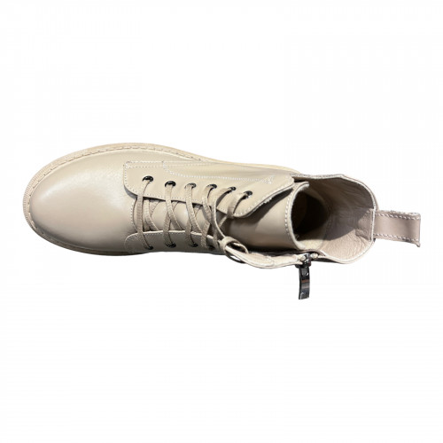 Ботинки Женские кожаные TEMP 457 бежевый