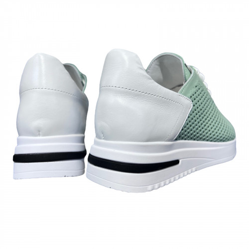 Кросівки Жіночі шкіряні VLADEKS 1251 2 ментол перфорація