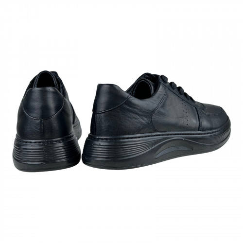 Кроссовки Женские кожаные SPRINGER 23093-2 черный