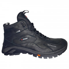 Кросівки Чоловічі шкіряні ICEFIELD 385 01 чорний хутро