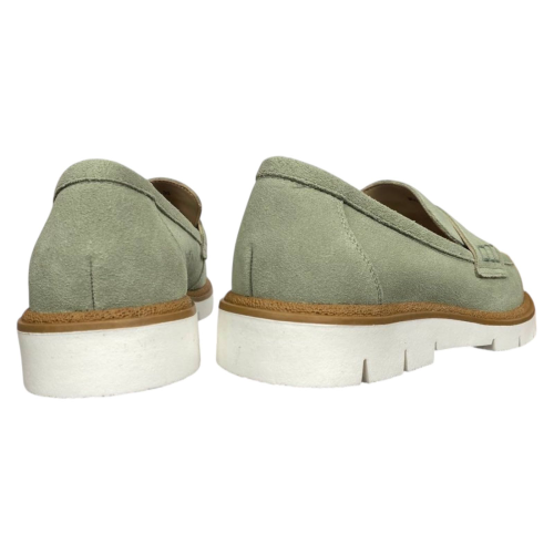 Лоферы женские замшевые BODRUM MG0254 зеленые