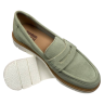 Лоферы женские замшевые BODRUM MG0254 зеленые