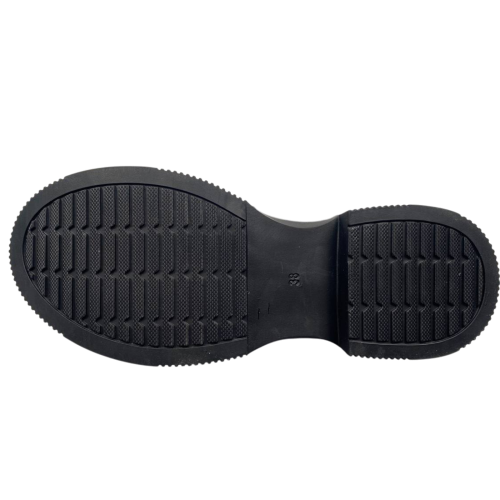 Черевики жіночі замшеві PANDORA 25-123 чорні хутро