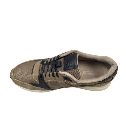 Кросівки чоловічі текстильні HAMMA 20 04 бежеві нубук 