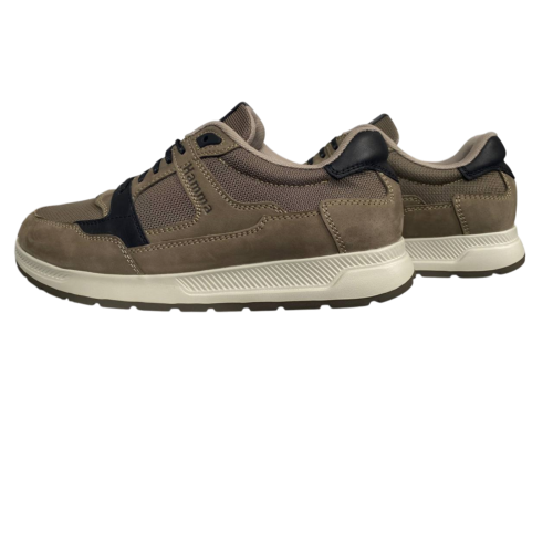 Кросівки чоловічі текстильні HAMMA 20 04 бежеві нубук 