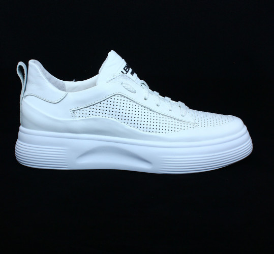 Кросівки Жіночі шкіряні VERSAL Balenciaga 1007 білий