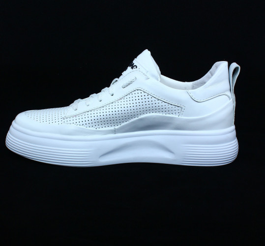 Кросівки Жіночі шкіряні VERSAL Balenciaga 1007 білий