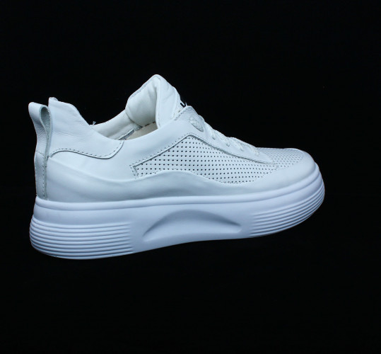 Кросівки Жіночі шкіряні VERSAL Balenciaga 1007 білий