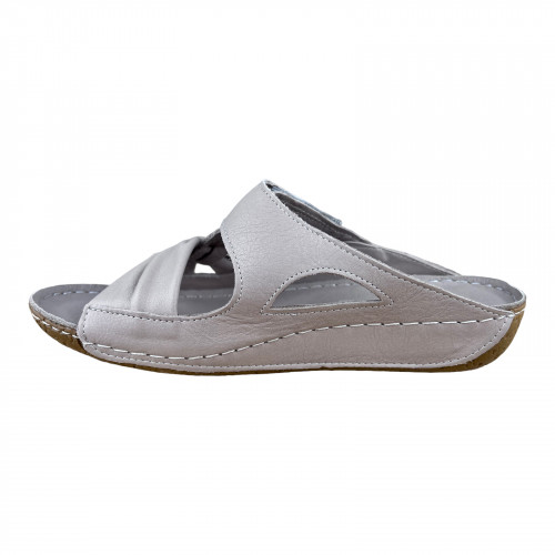 Шлепанцы Женские кожаные RIKEL 43 s grey