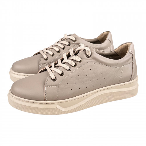 Женские кожаные кроссовки SPRINGER 23091-16 визон