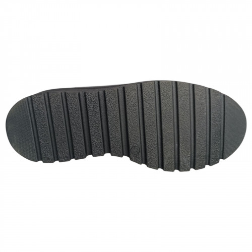 Чоботи жіночі шіряні KATRIN 298/2 чорний хутро