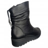 Чоботи жіночі шіряні KATRIN 298/2 чорний хутро