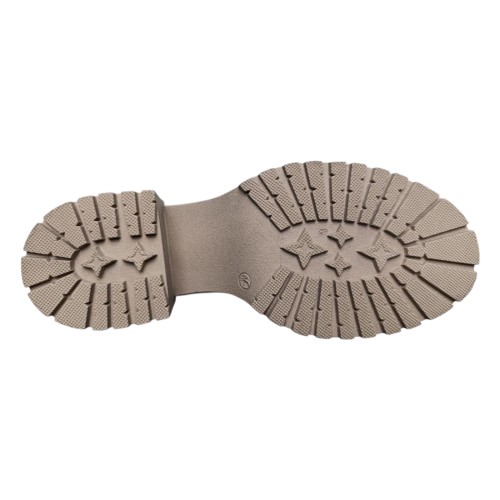 Чоботи жіночі замшеві ANDALINI 524 07 каблук візон евро хутро