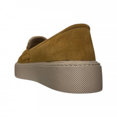 Лоферы женские замшевые KDSL C617-40 коричневые.