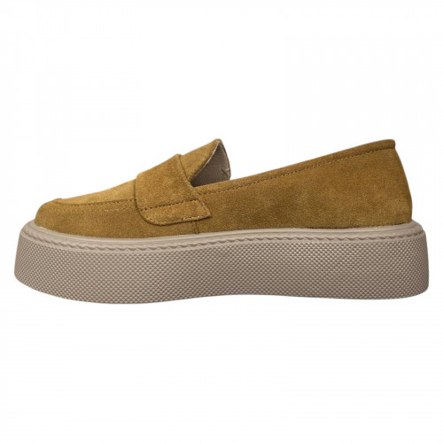 Лофери жіночі замшеві KDSL C617-40 коричневі