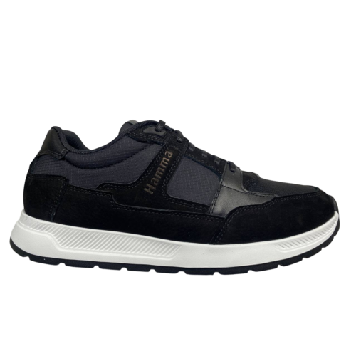 Кросівки чоловічі текстильні HAMMA 20 01 чорні нубук