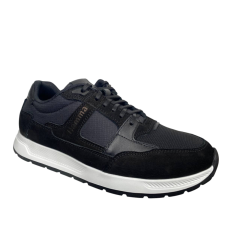 Кросівки чоловічі текстильні HAMMA 20 01 чорні нубук