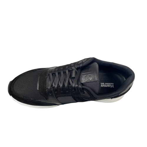 Кросівки чоловічі текстильні HAMMA 20 01 чорні нубук