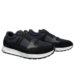 Кросівки чоловічі текстильні HAMMA 20 01 чорні нубук