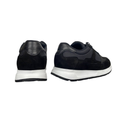 Кросівки чоловічі текстильні HAMMA 20 01 чорні нубук