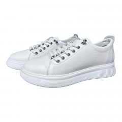 Кроссовки Женские кожаные MESHURE 7050 01 черный