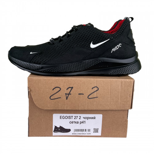 Кросівки Чоловічі шкіряні EGOIST 27 2 чорний сєтка