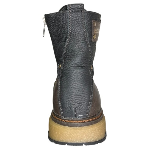 Черевики Чоловічі шкіряні ANGAK 136 коричневий хутро