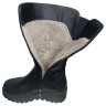 Сапоги женские кожаные KATRIN 402/1 черный мех