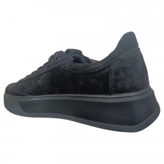 Кеды женские замшевые MASIS 133 черные