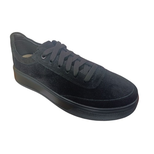 Кеды женские замшевые MASIS 133 черные