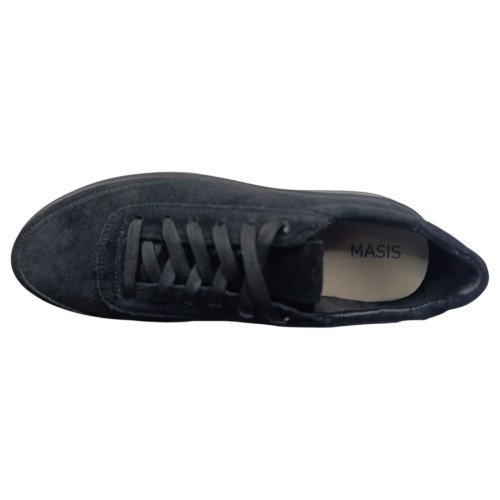 Кеды женские замшевые MASIS 133 черные