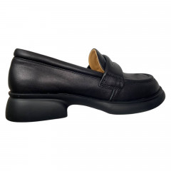 Лоферы женские кожаные ILONA 631/189 черные