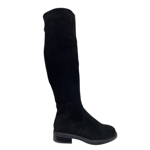 Чоботи жіночі замшеві ANDALINI 2161 01 байка чорні