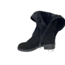 Чоботи жіночі замшеві ANDALINI 2161 01 байка чорні