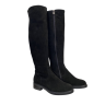 Чоботи жіночі замшеві ANDALINI 2161 01 байка чорні