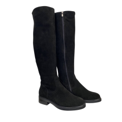 Чоботи жіночі замшеві ANDALINI 2161 01 байка чорні