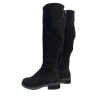 Чоботи жіночі замшеві ANDALINI 2161 01 байка чорні