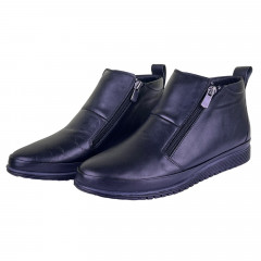 Ботинки Женские кожаные VIOLETA 081 черный