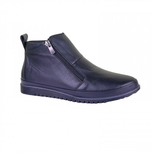 Ботинки Женские кожаные VIOLETA 081 черный