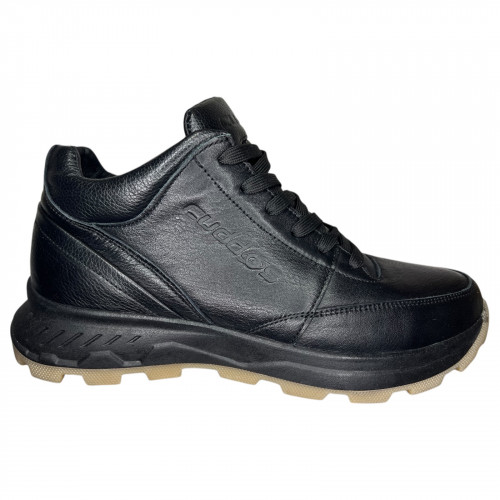 Кроссовки Мужские кожаные CUDDOS 38 01 черный мех