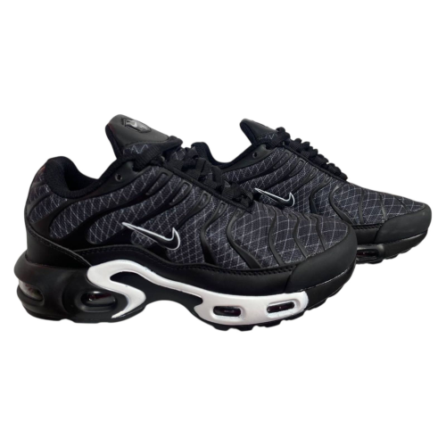 Кроссовки женские текстильные NIKE AIR MAX TN PLUS В2767-8 чорно-графитовые