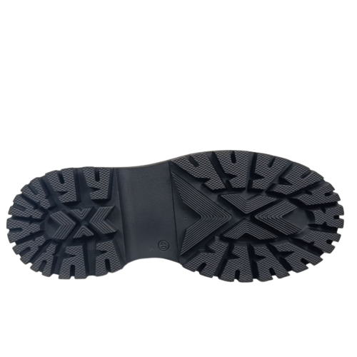 Жіночі шкіряні черевики KATRIN 382 01 чорні хутро