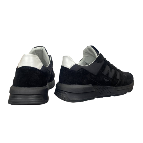 Кроссовки мужские замшевые LIFE STEP 1304/10 черные