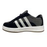 Кеди жіночі замшеві ADIDAS C1045 01/3 чорні+сірі