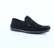 Мокасины Мужские кожаные Growth нубук синий