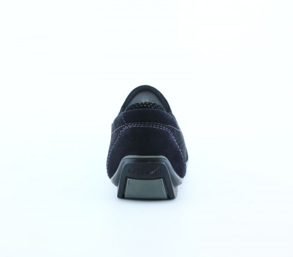 Мокасины Мужские кожаные Growth нубук синий