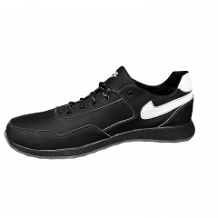 Кроссовки Мужские кожаные GULLIVER М14 черный