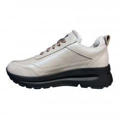 Кроссовки Женские кожаные VLADEKS 1215 капучино.